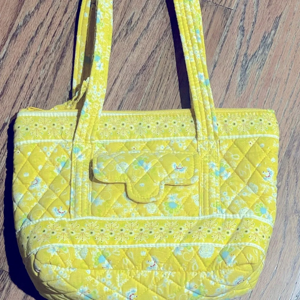 Yellow‎ Debra Grogan Designs Quilted Purse